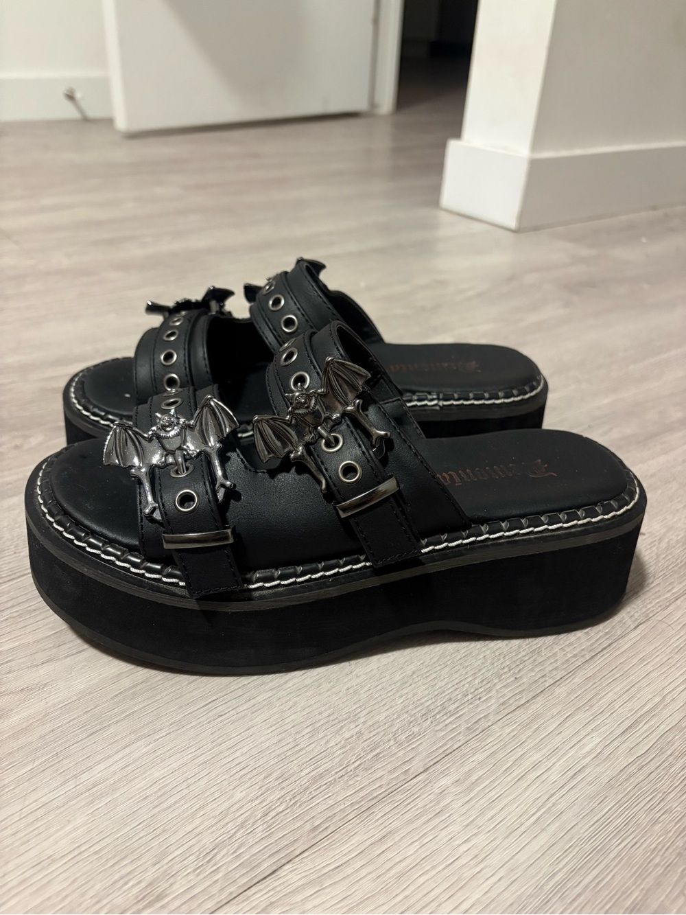 Demonia Emily 11’s Black Platform Sandals